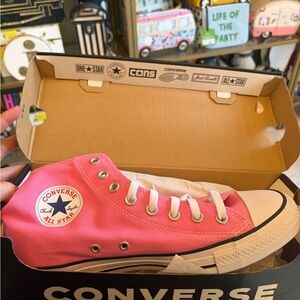 Converse Pink High-Top Sneakers